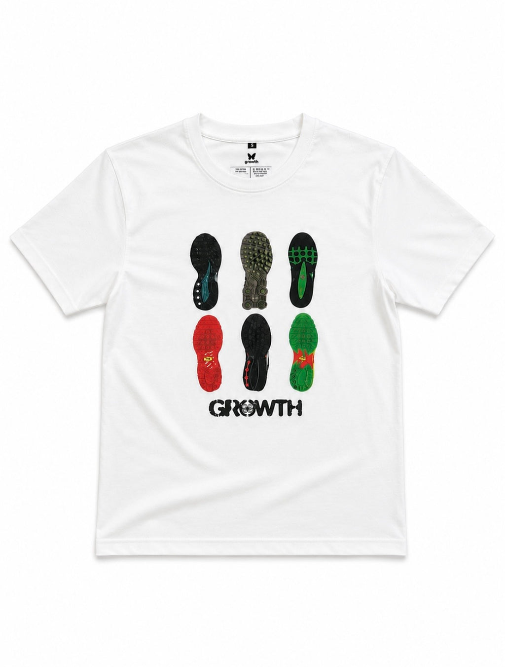 Growth Shoe Print Tee