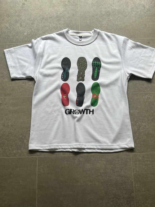 Growth Shoe Print Tee