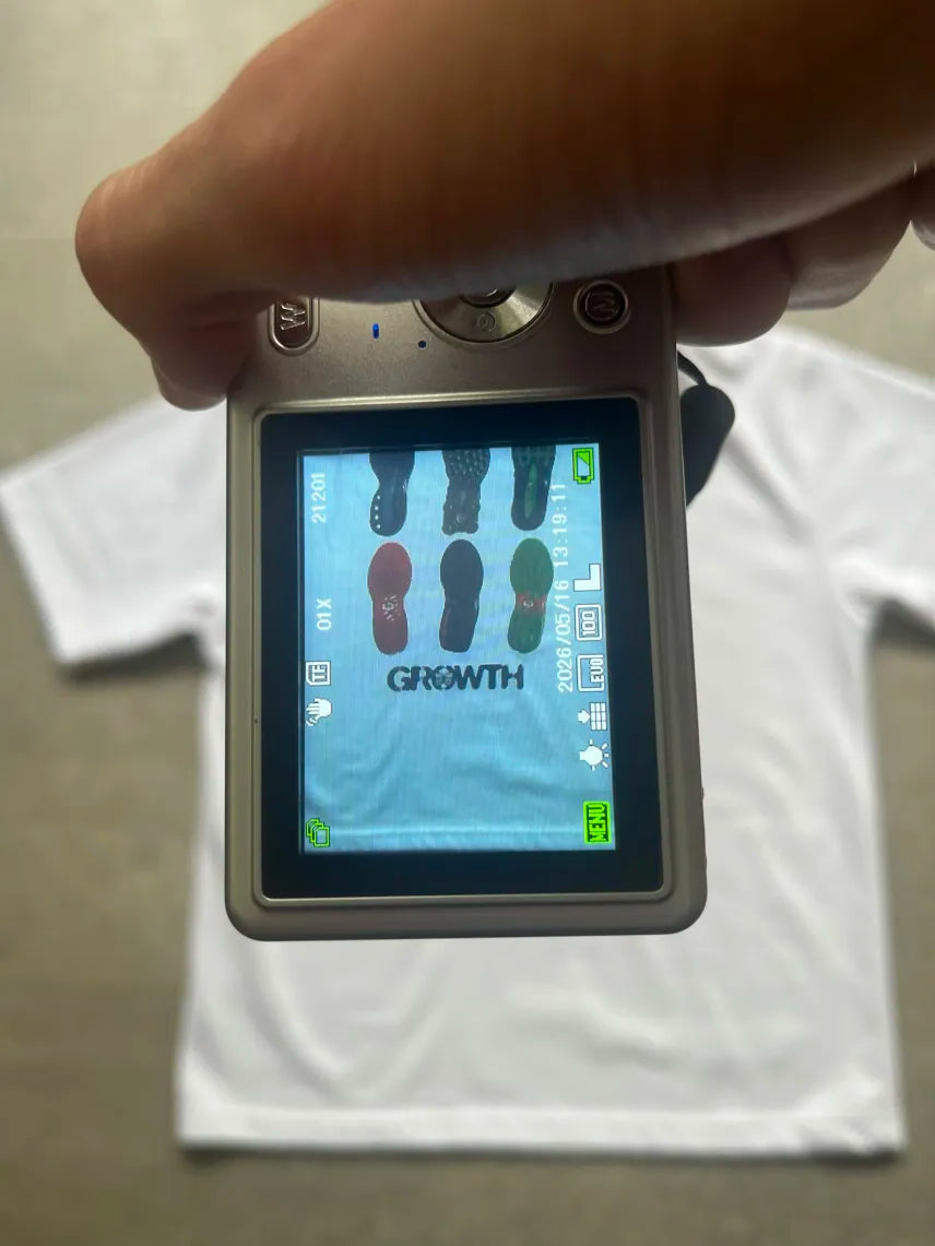Growth Shoe Print Tee