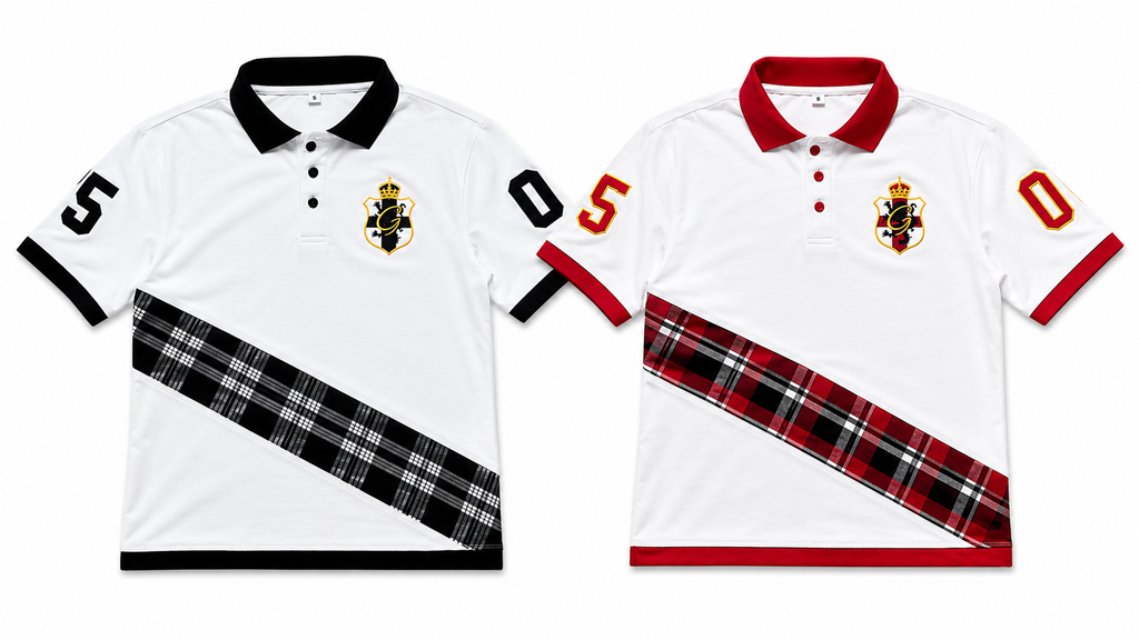 Growth Plaid Strike Polo (BUNDLE)